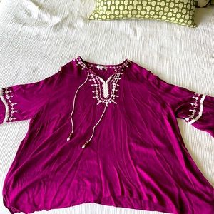 Arnhem Magenta Tunic